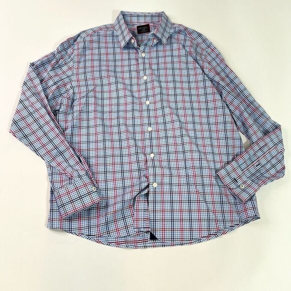 UNTUCKit Shirt Mens Large Multicolor Long Sleeve Plaid Scansano Button-Up Shirt - Picture 1 of 12